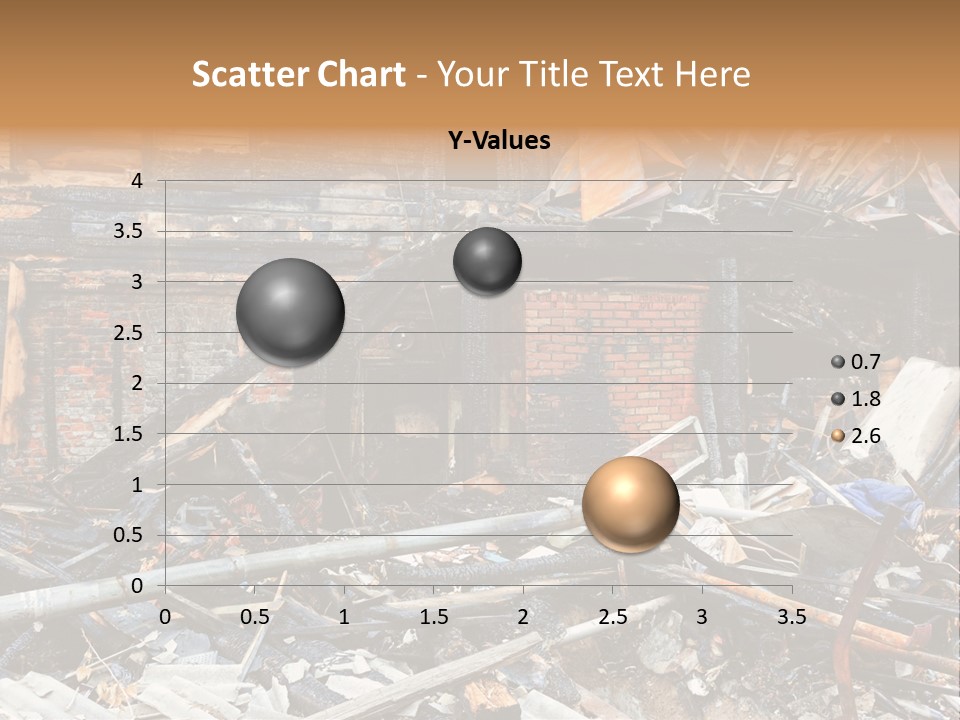 Damaged Horizontal Frame PowerPoint Template