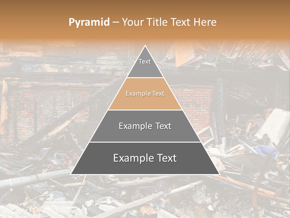 Damaged Horizontal Frame PowerPoint Template