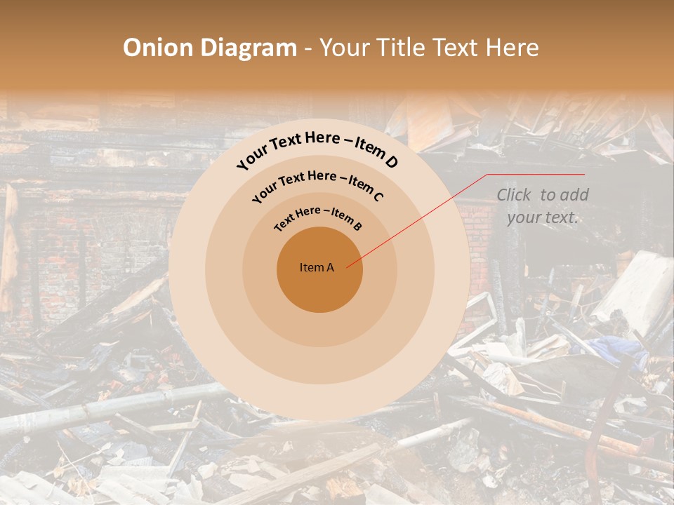 Damaged Horizontal Frame PowerPoint Template