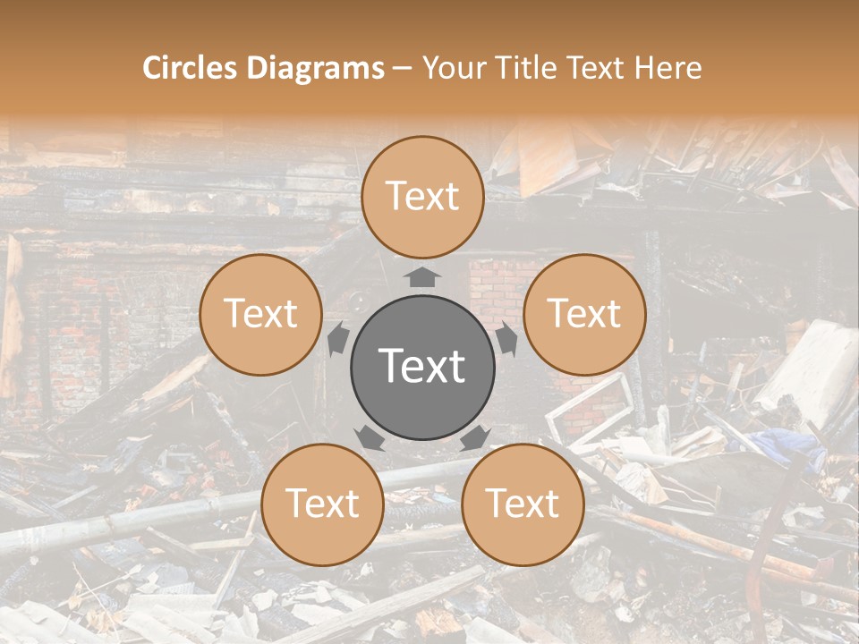 Damaged Horizontal Frame PowerPoint Template