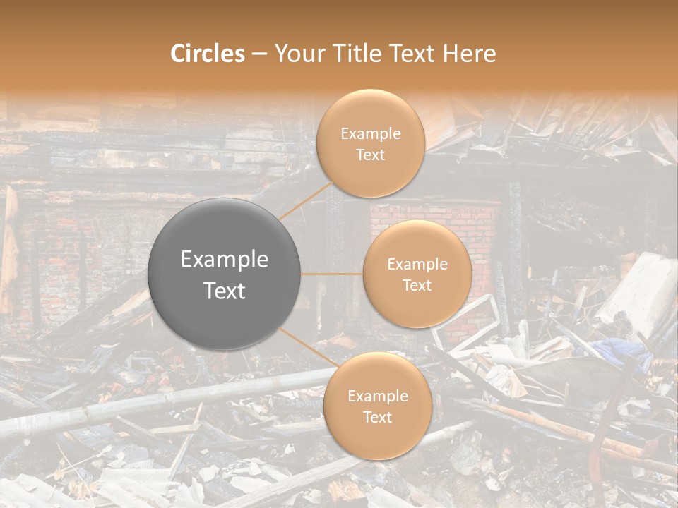 Damaged Horizontal Frame PowerPoint Template