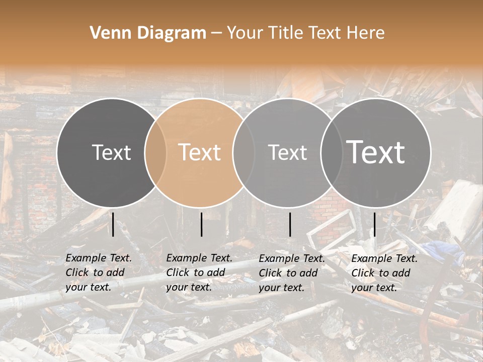 Damaged Horizontal Frame PowerPoint Template
