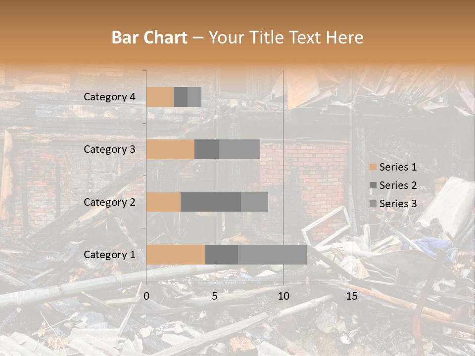 Damaged Horizontal Frame PowerPoint Template