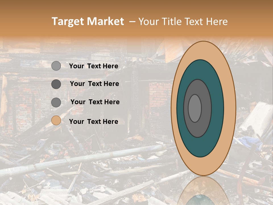 Damaged Horizontal Frame PowerPoint Template
