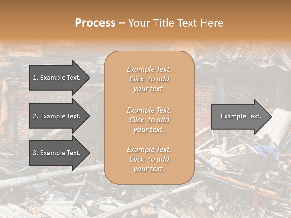 Damaged Horizontal Frame PowerPoint Template