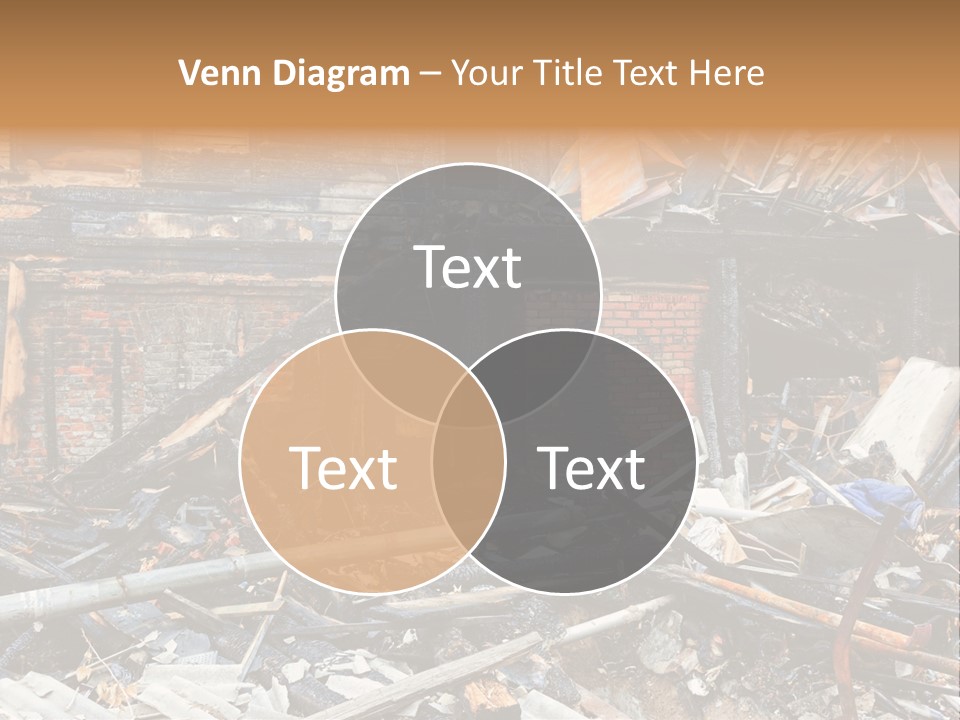 Damaged Horizontal Frame PowerPoint Template