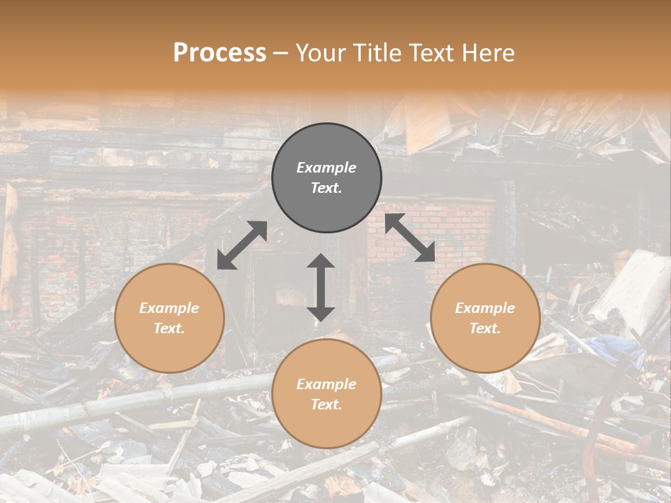 Damaged Horizontal Frame PowerPoint Template