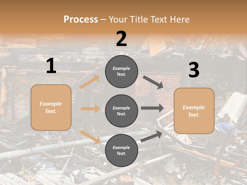Damaged Horizontal Frame PowerPoint Template