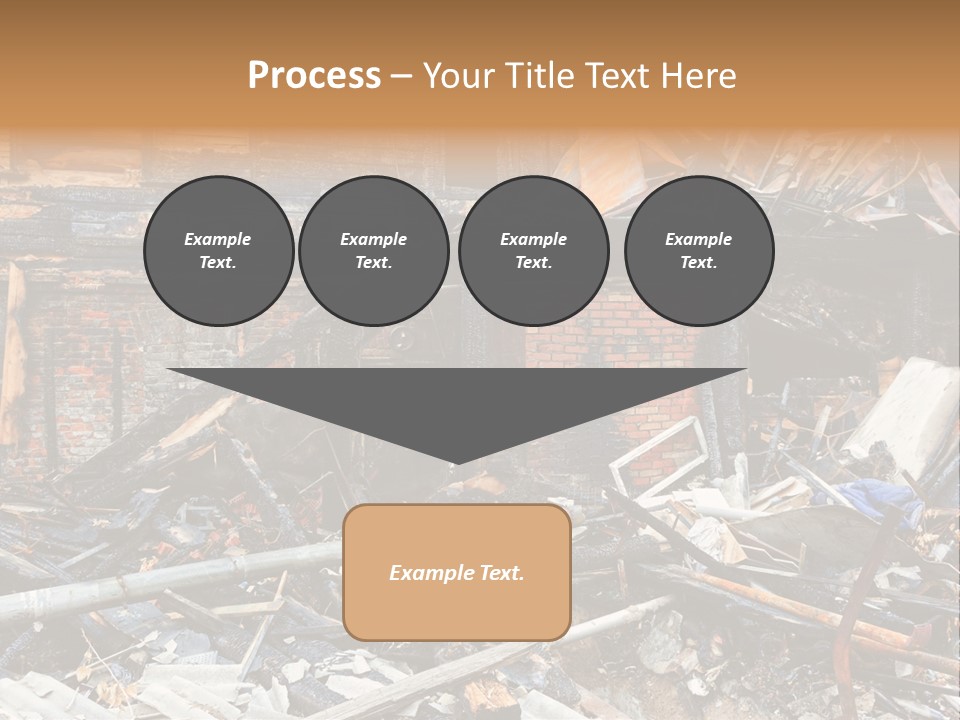 Damaged Horizontal Frame PowerPoint Template
