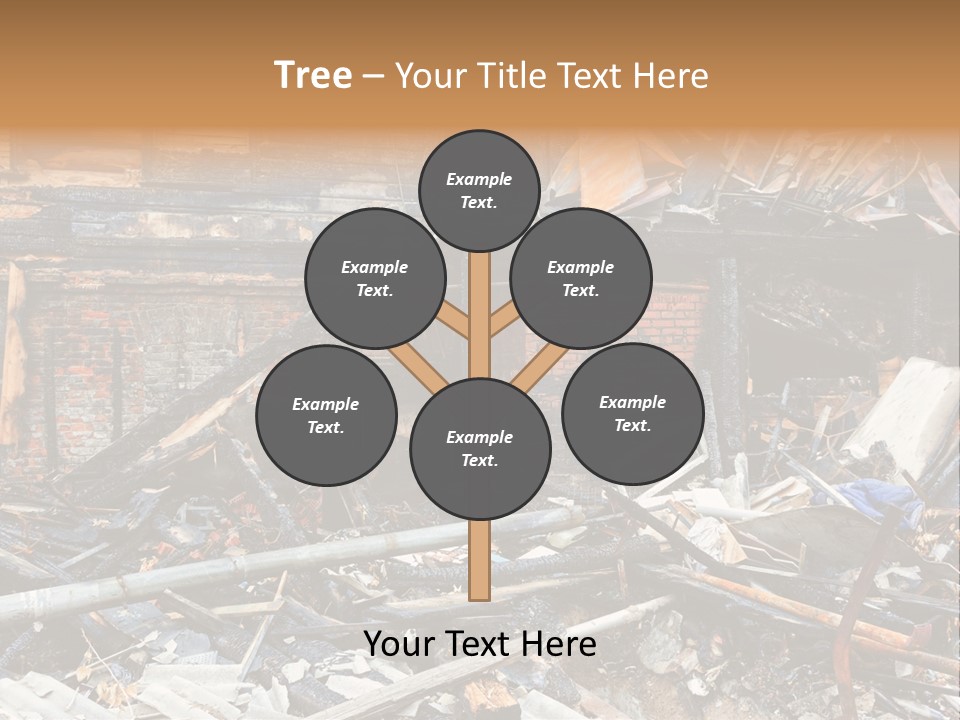 Damaged Horizontal Frame PowerPoint Template