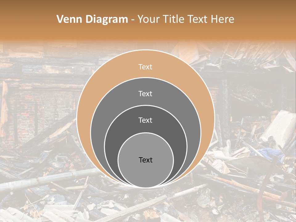 Damaged Horizontal Frame PowerPoint Template