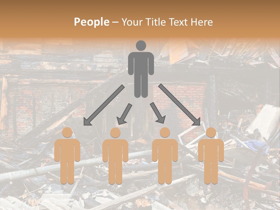 Damaged Horizontal Frame PowerPoint Template