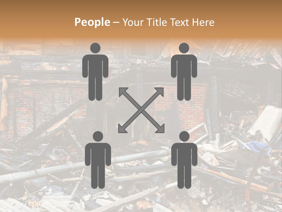 Damaged Horizontal Frame PowerPoint Template