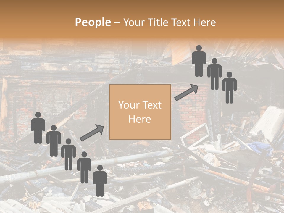 Damaged Horizontal Frame PowerPoint Template