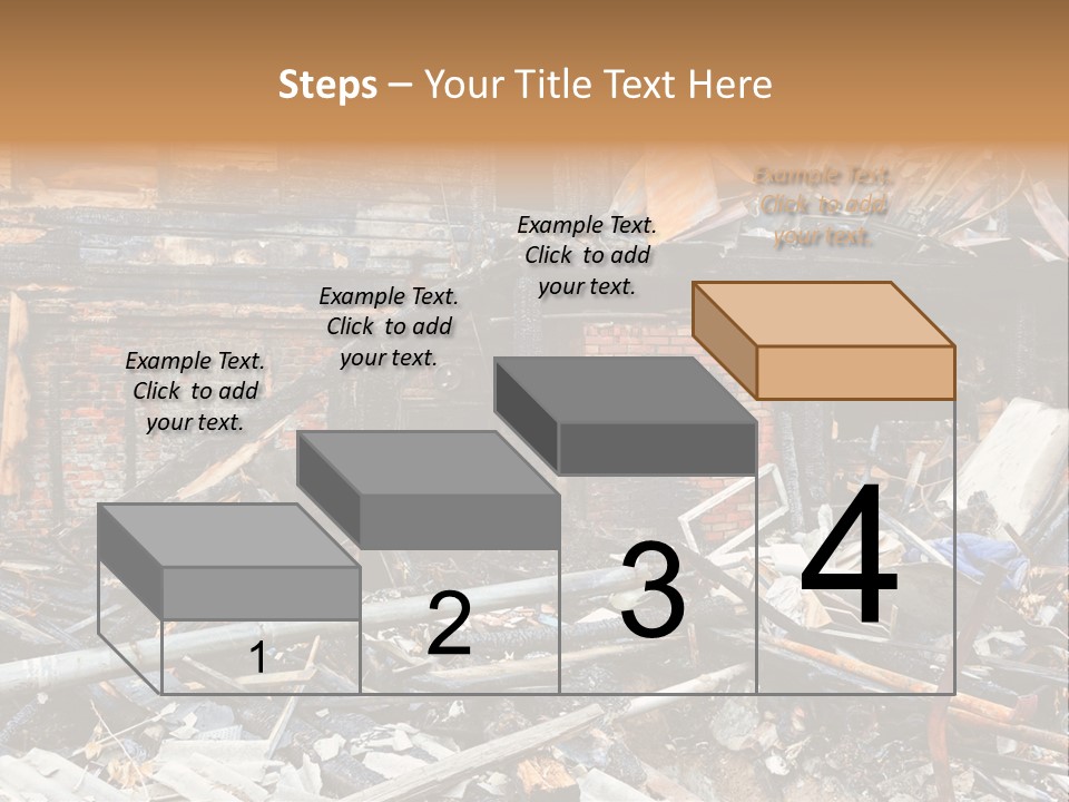 Damaged Horizontal Frame PowerPoint Template