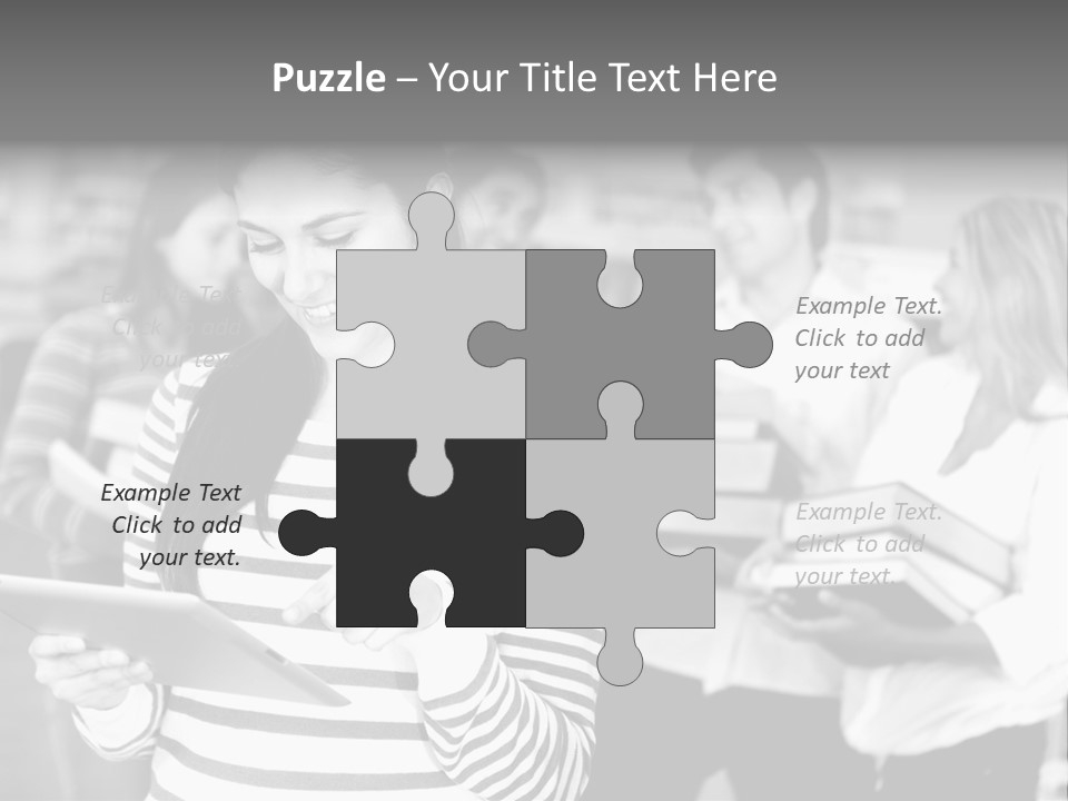 Reading Simple Ereader PowerPoint Template