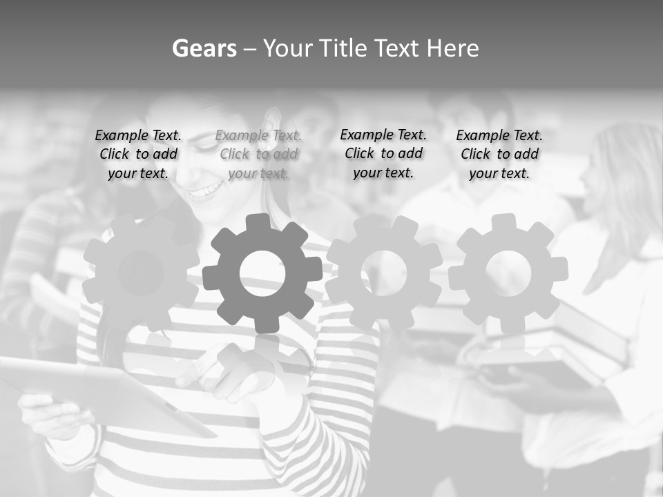 Reading Simple Ereader PowerPoint Template