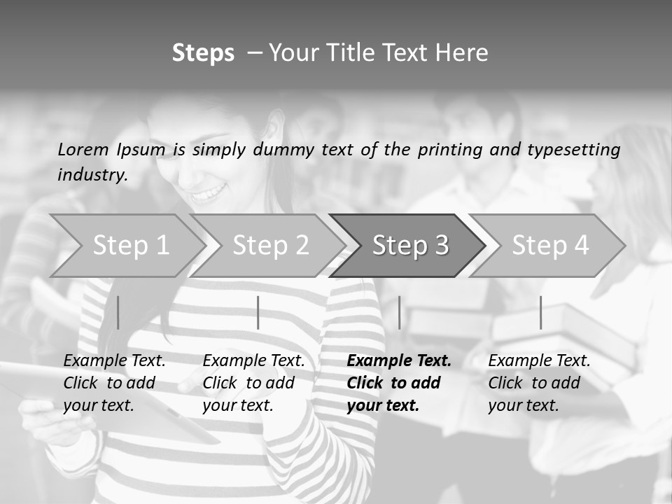 Reading Simple Ereader PowerPoint Template