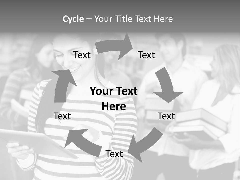 Reading Simple Ereader PowerPoint Template