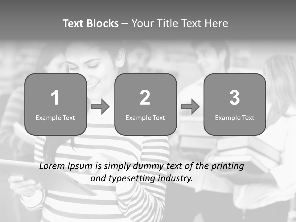Reading Simple Ereader PowerPoint Template