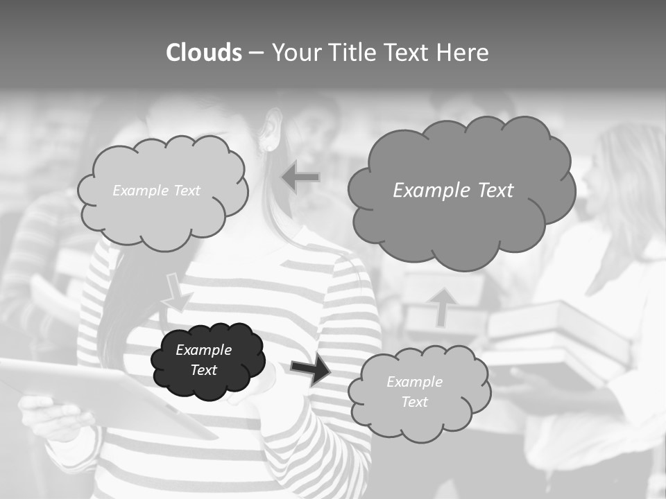 Reading Simple Ereader PowerPoint Template