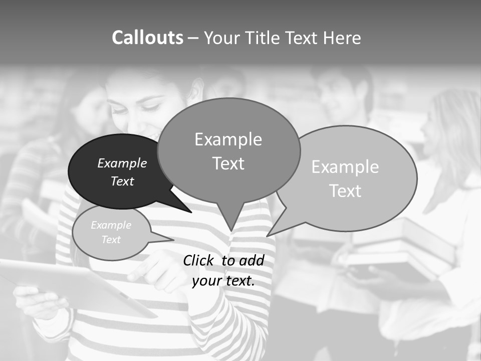 Reading Simple Ereader PowerPoint Template