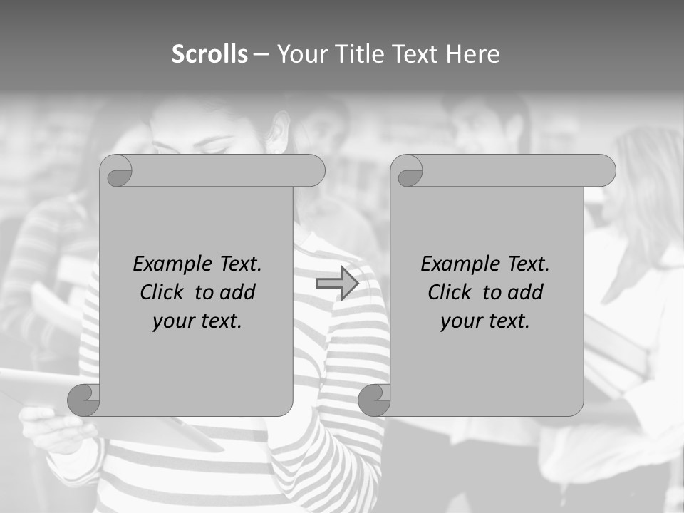 Reading Simple Ereader PowerPoint Template