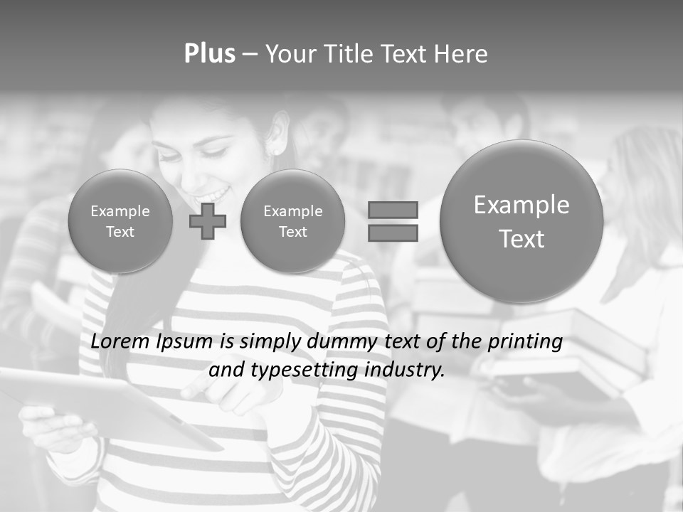 Reading Simple Ereader PowerPoint Template