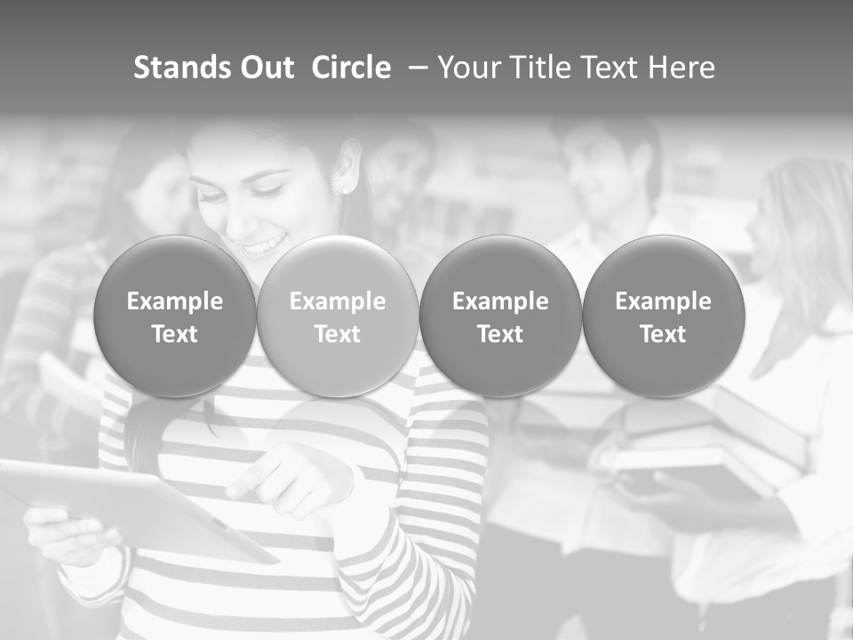 Reading Simple Ereader PowerPoint Template