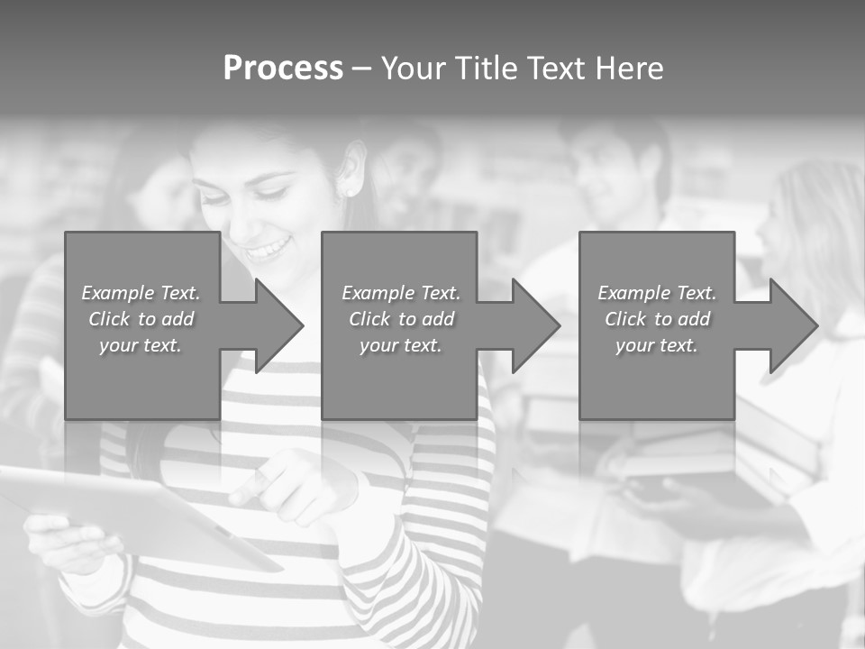 Reading Simple Ereader PowerPoint Template