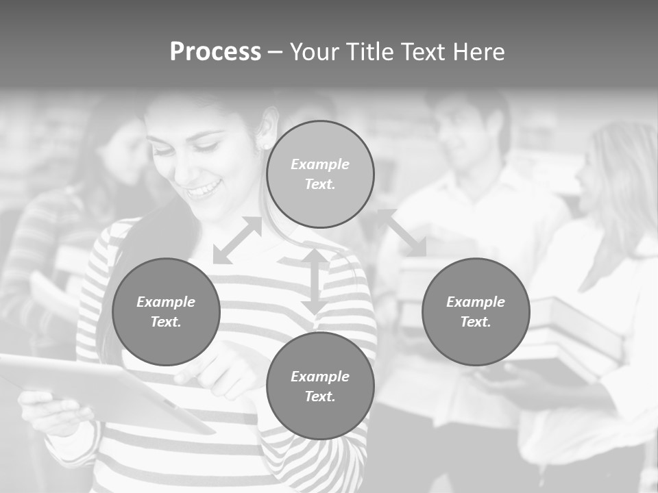 Reading Simple Ereader PowerPoint Template