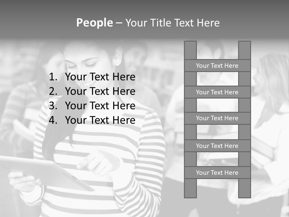 Reading Simple Ereader PowerPoint Template