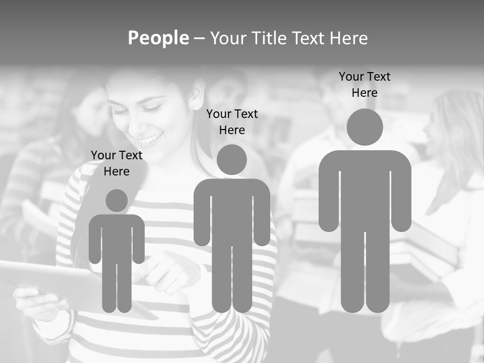 Reading Simple Ereader PowerPoint Template