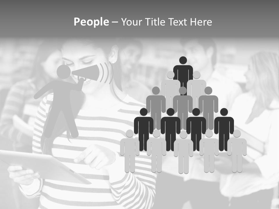 Reading Simple Ereader PowerPoint Template