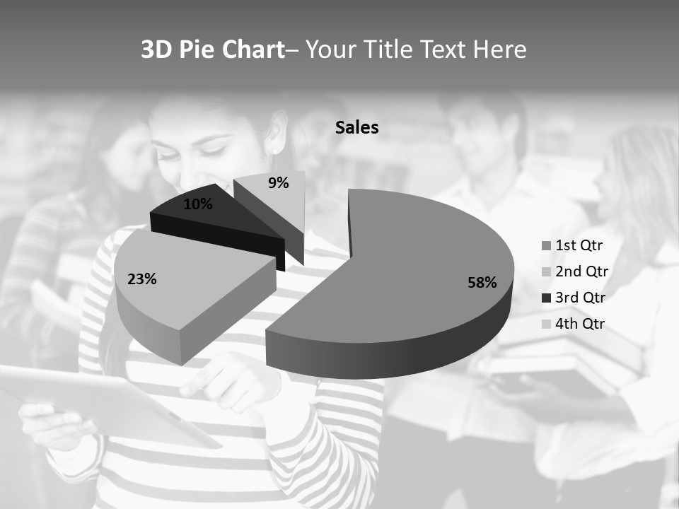 Reading Simple Ereader PowerPoint Template