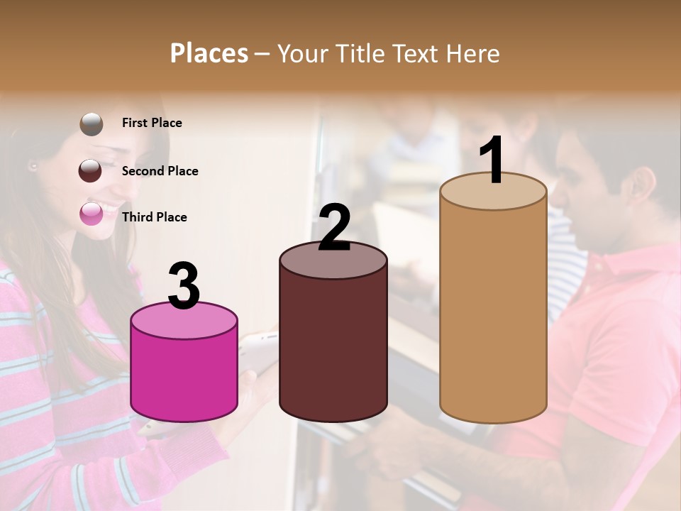 Technology Reader Young PowerPoint Template