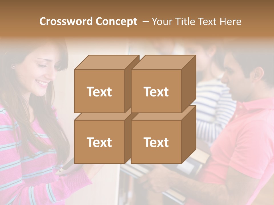 Technology Reader Young PowerPoint Template