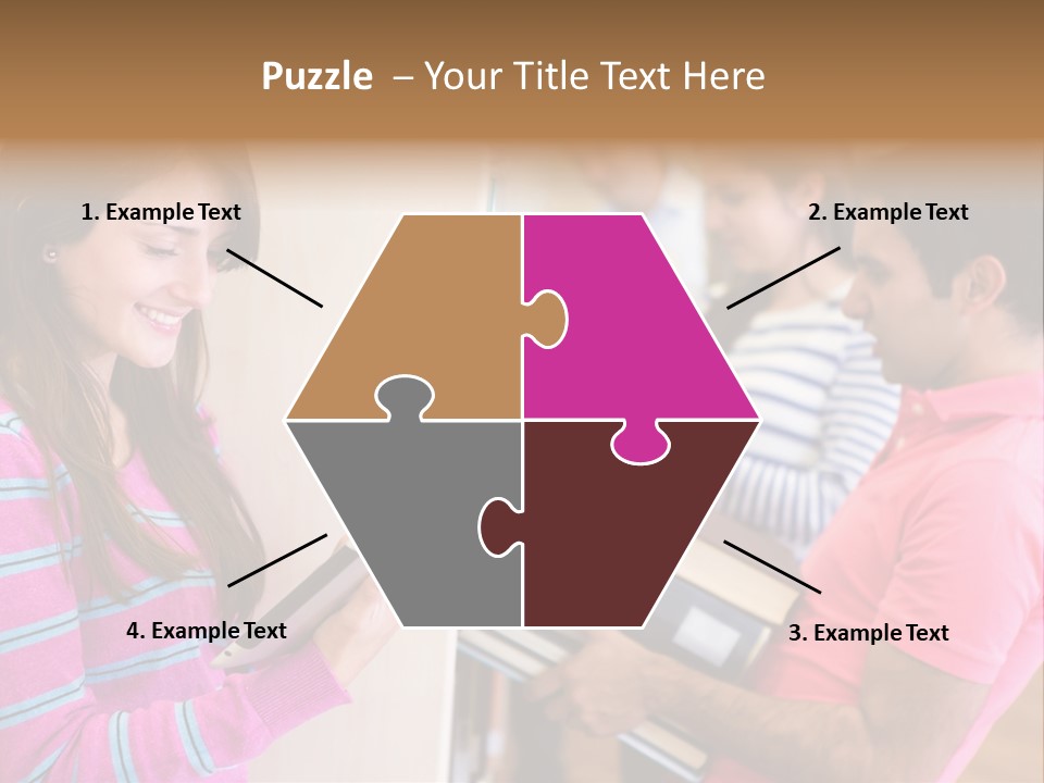 Technology Reader Young PowerPoint Template