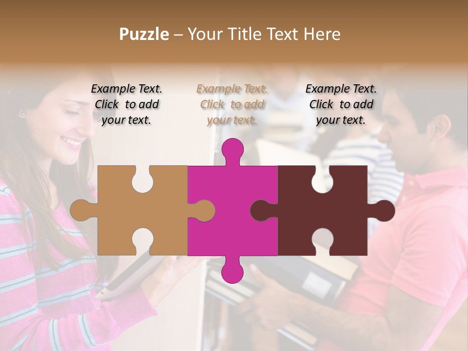 Technology Reader Young PowerPoint Template