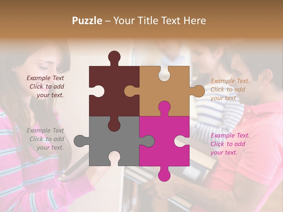 Technology Reader Young PowerPoint Template