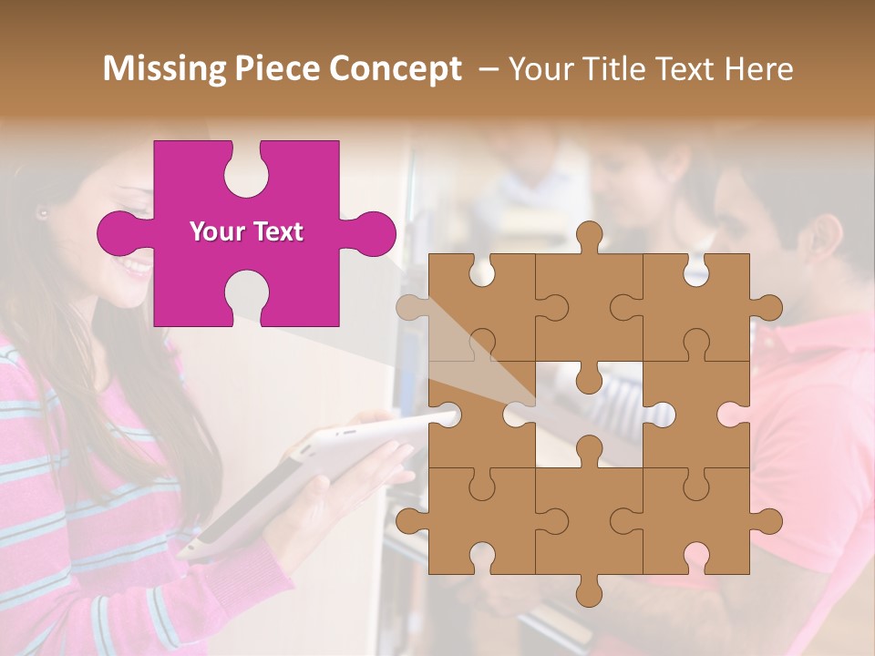 Technology Reader Young PowerPoint Template