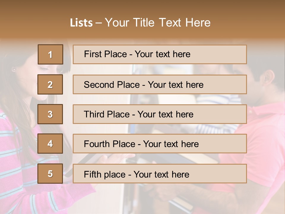 Technology Reader Young PowerPoint Template