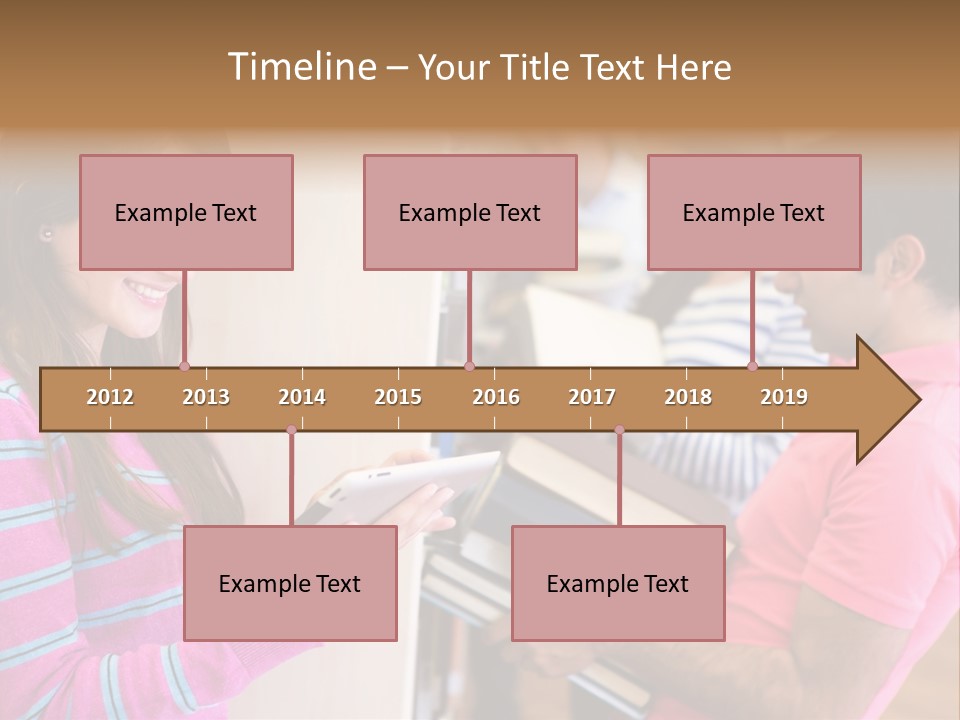 Technology Reader Young PowerPoint Template
