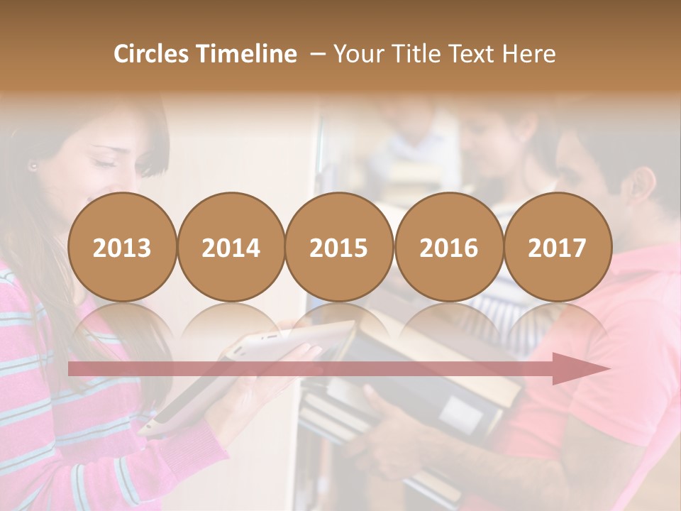 Technology Reader Young PowerPoint Template