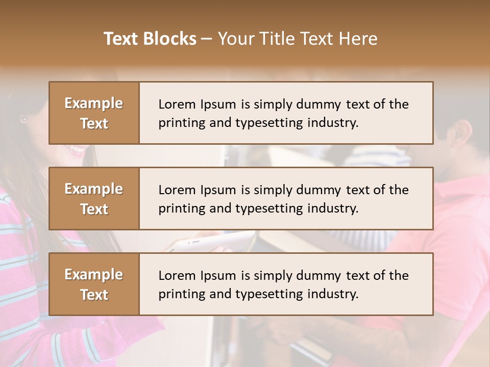 Technology Reader Young PowerPoint Template