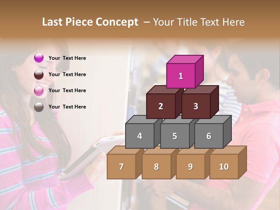Technology Reader Young PowerPoint Template