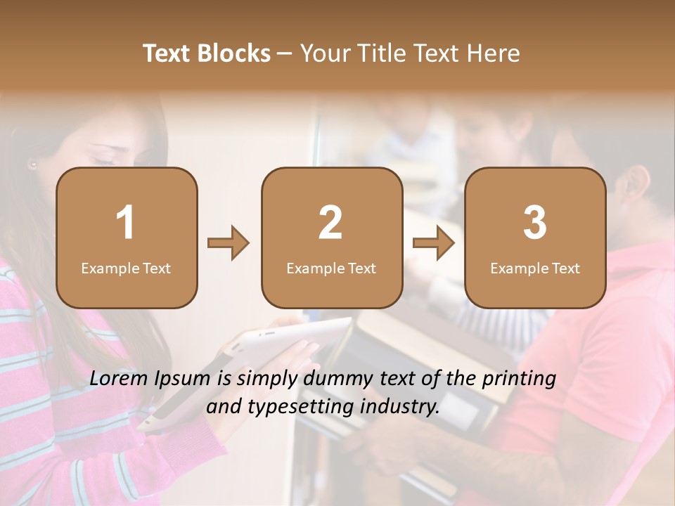 Technology Reader Young PowerPoint Template