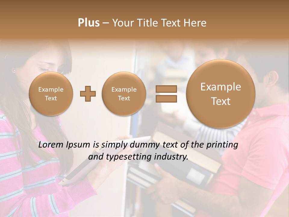Technology Reader Young PowerPoint Template