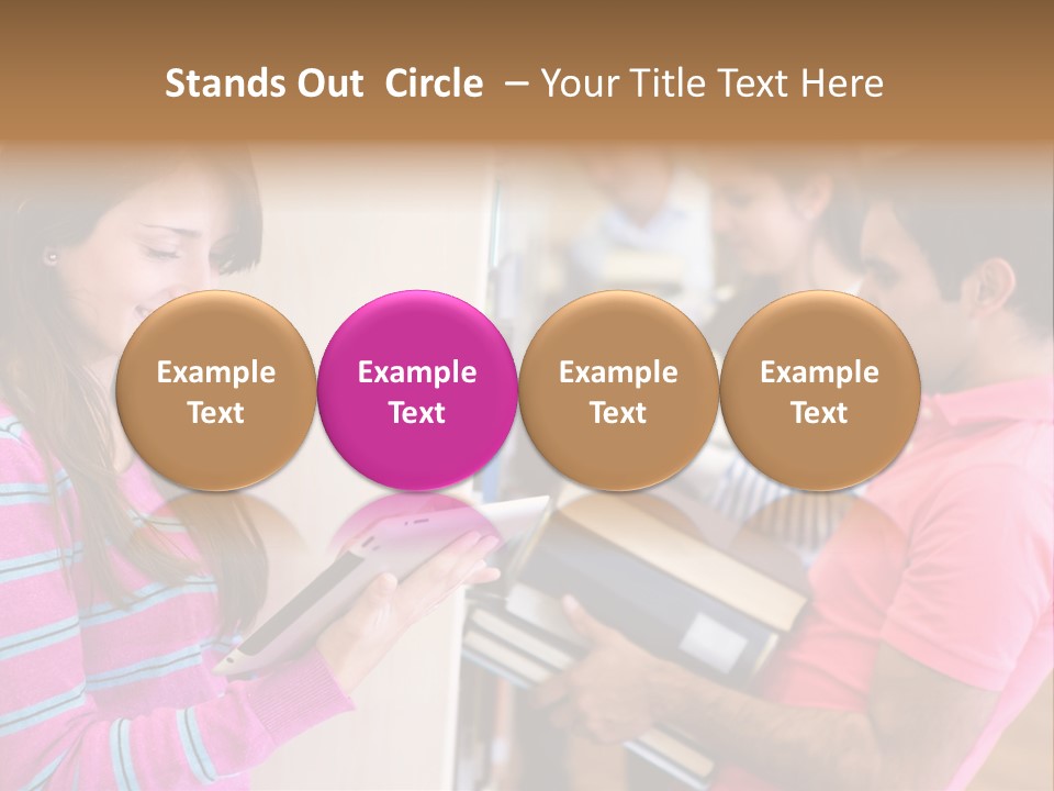 Technology Reader Young PowerPoint Template