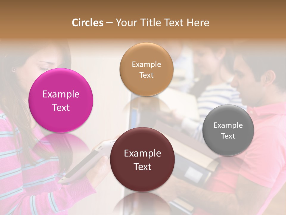 Technology Reader Young PowerPoint Template